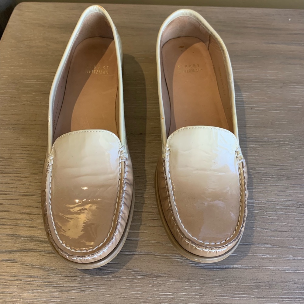 Stuart Weizmann patent leather loafers